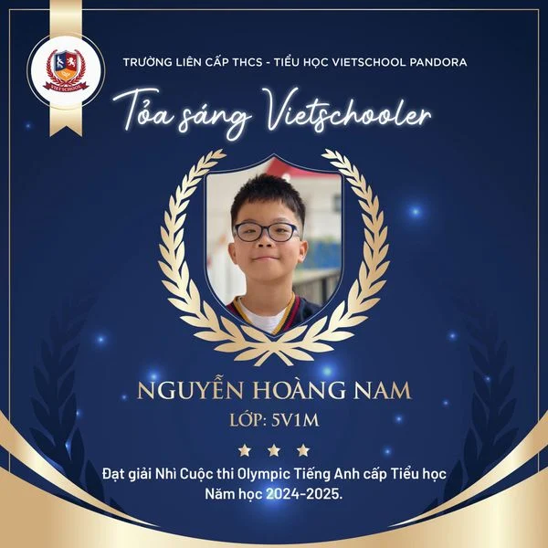 VIETSCHOOLERS TỎA SÁNG TẠI CUỘC THI OLYMPIC TIẾNG ANH QUẬN THANH XUÂN
