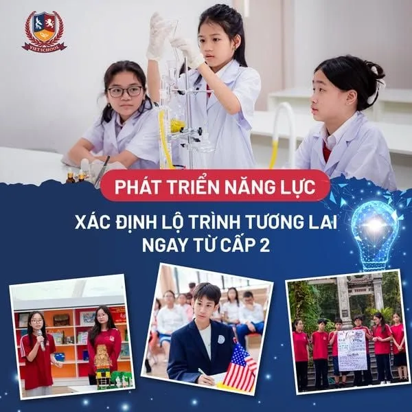 PHÁT TRIỂN NĂNG LỰC, XÁC ĐỊNH LỘ TRÌNH TƯƠNG LAI NGAY TỪ CẤP 2