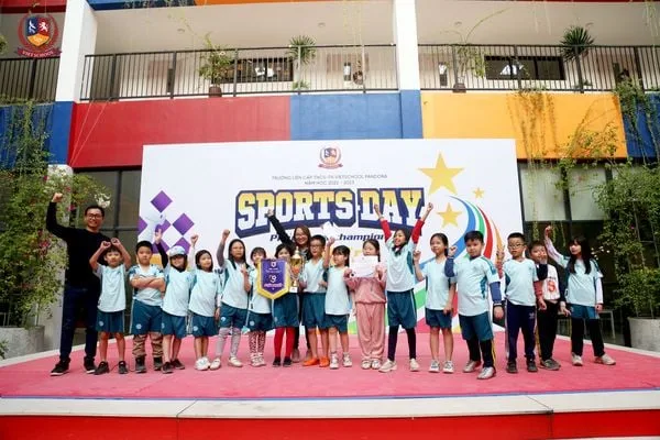 Không khí ngày hội thể thao tại Vietschool