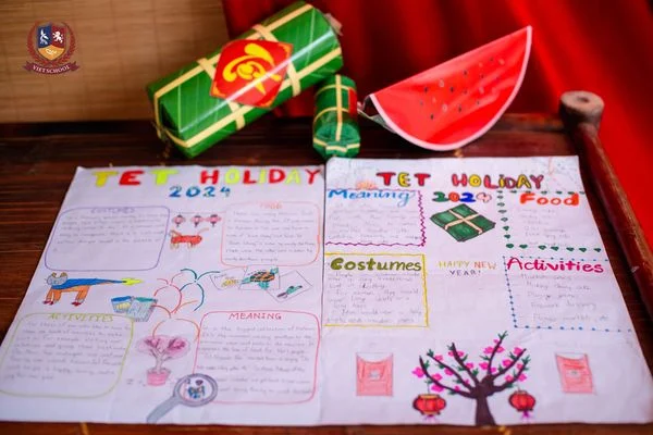 [DỰ ÁN MÔN TIẾNG ANH] VIETSCHOOLERS GỬI YÊU THƯƠNG VÀO NHỮNG TẤM THIỆP CHÚC TẾT, LÌ XÌ ĐẦU XUÂN
