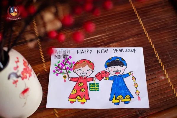 [DỰ ÁN MÔN TIẾNG ANH] VIETSCHOOLERS GỬI YÊU THƯƠNG VÀO NHỮNG TẤM THIỆP CHÚC TẾT, LÌ XÌ ĐẦU XUÂN