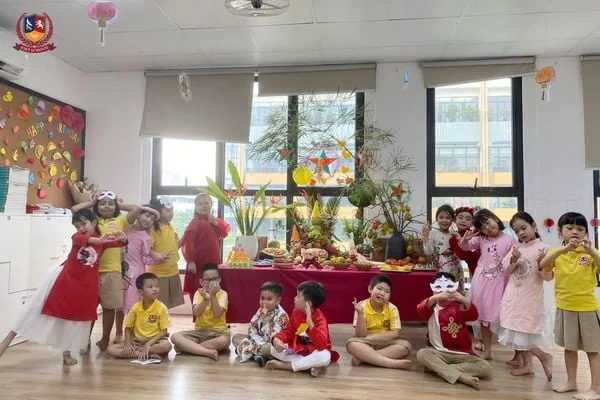 VUI HỘI TRĂNG RẰM ĐẬM ĐÀ BẢN SẮC VĂN HOÁ DÂN TỘC CÙNG HỌC SINH VIETSCHOOL