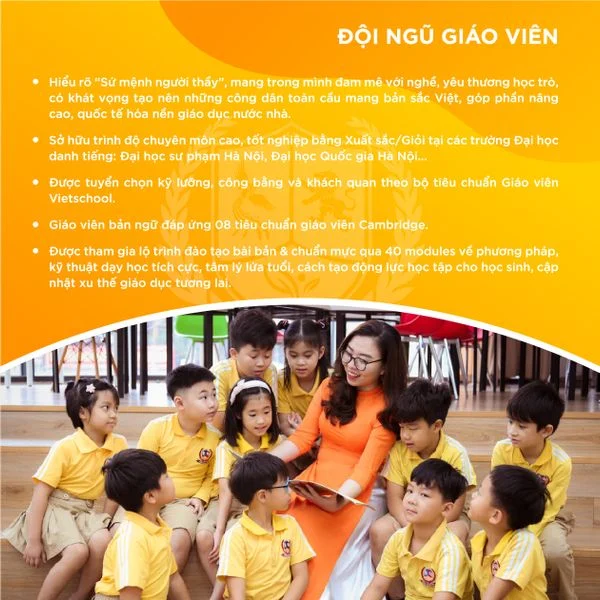 GIỚI THIỆU TỔNG QUAN CHƯƠNG TRÌNH GIÁO DỤC CẤP TIỂU HỌC VIETSCHOOL