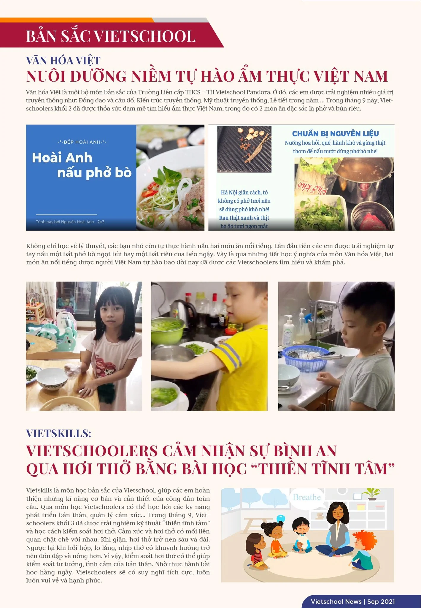 BẢN TIN VIETSCHOOL NEWS THÁNG 9.2021