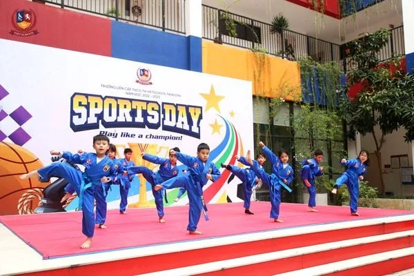 VIETSCHOOLERS HÁO HỨC NHẬN CÚP VÀ GIẢI THƯỞNG "HỘI THAO TOÀN TRƯỜNG – SPORTS DAY" NĂM HỌC 2022-2023