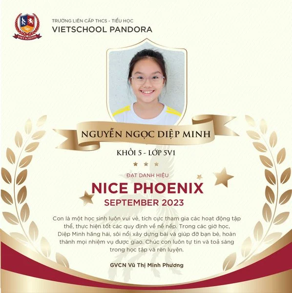 VINH DANH NGÔI SAO THÁNG 9/2023