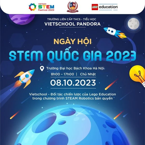 VIETSCHOOLERS TỰ TIN THAM GIA NGÀY HỘI STEM QUỐC GIA - VIETNAM STEM FESTIVAL 2023