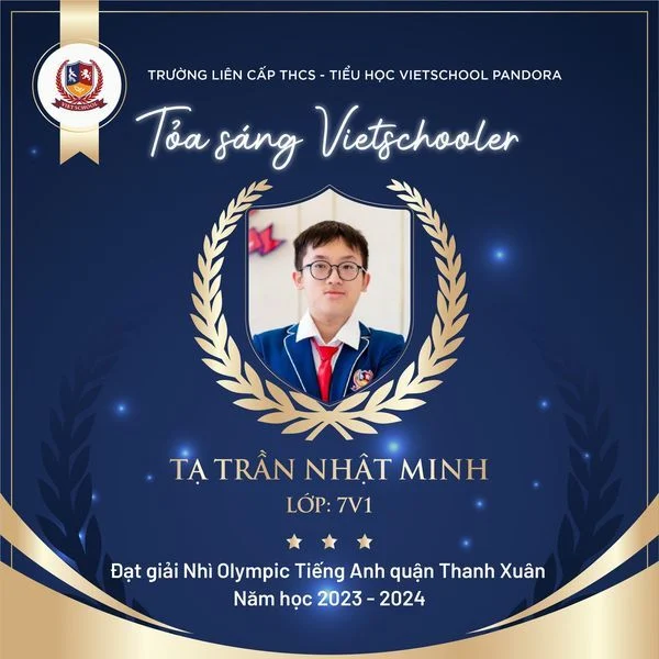 CẤP THCS GẶT HÁI “QUẢ NGỌT” TỪ KỲ THI OLYMPIC TIẾNG ANH VÀ NGỮ VĂN QUẬN THANH XUÂN