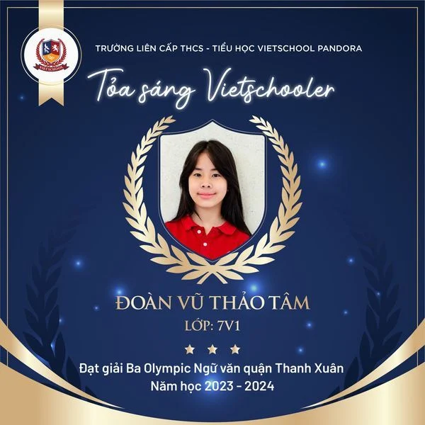 CẤP THCS GẶT HÁI “QUẢ NGỌT” TỪ KỲ THI OLYMPIC TIẾNG ANH VÀ NGỮ VĂN QUẬN THANH XUÂN
