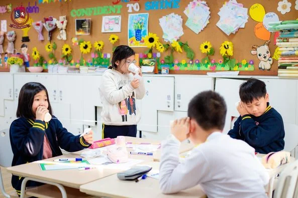 VIETSCHOOLERS KHỐI 3 HỌC TOÁN QUA HOẠT ĐỘNG TÌM VẺ ĐẸP CỦA NHỮNG CON SỐ