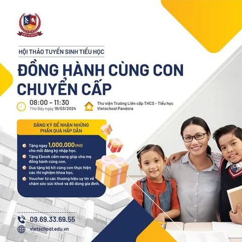 HỘI THẢO TUYỂN SINH TIỂU HỌC: ĐỒNG HÀNH CÙNG CON CHUYỂN CẤP
