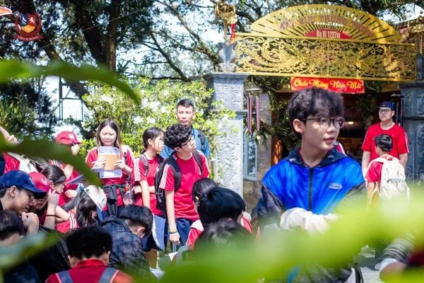 VIETSCHOOLERS KHỐI 7, 8 CHINH PHỤC ĐỈNH THIÊNG BA VÌ
