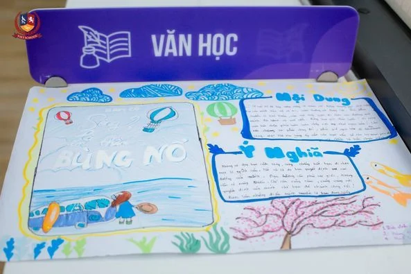VIETSCHOOLERS “NÉN” CẢ CUỐN SÁCH VÀO NHỮNG TẤM POSTER SÁNG TẠO