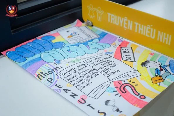 VIETSCHOOLERS “NÉN” CẢ CUỐN SÁCH VÀO NHỮNG TẤM POSTER SÁNG TẠO