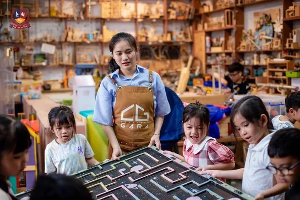 NHỮNG “KỸ SƯ NHÍ” TIỀN TIỂU HỌC THỎA SỨC SÁNG TẠO TẠI CREATIVE GARA