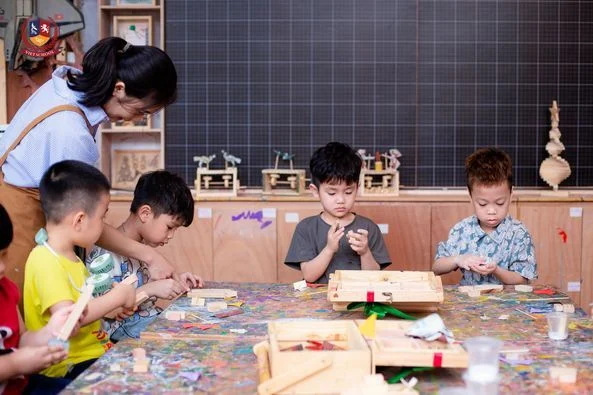 NHỮNG “KỸ SƯ NHÍ” TIỀN TIỂU HỌC THỎA SỨC SÁNG TẠO TẠI CREATIVE GARA