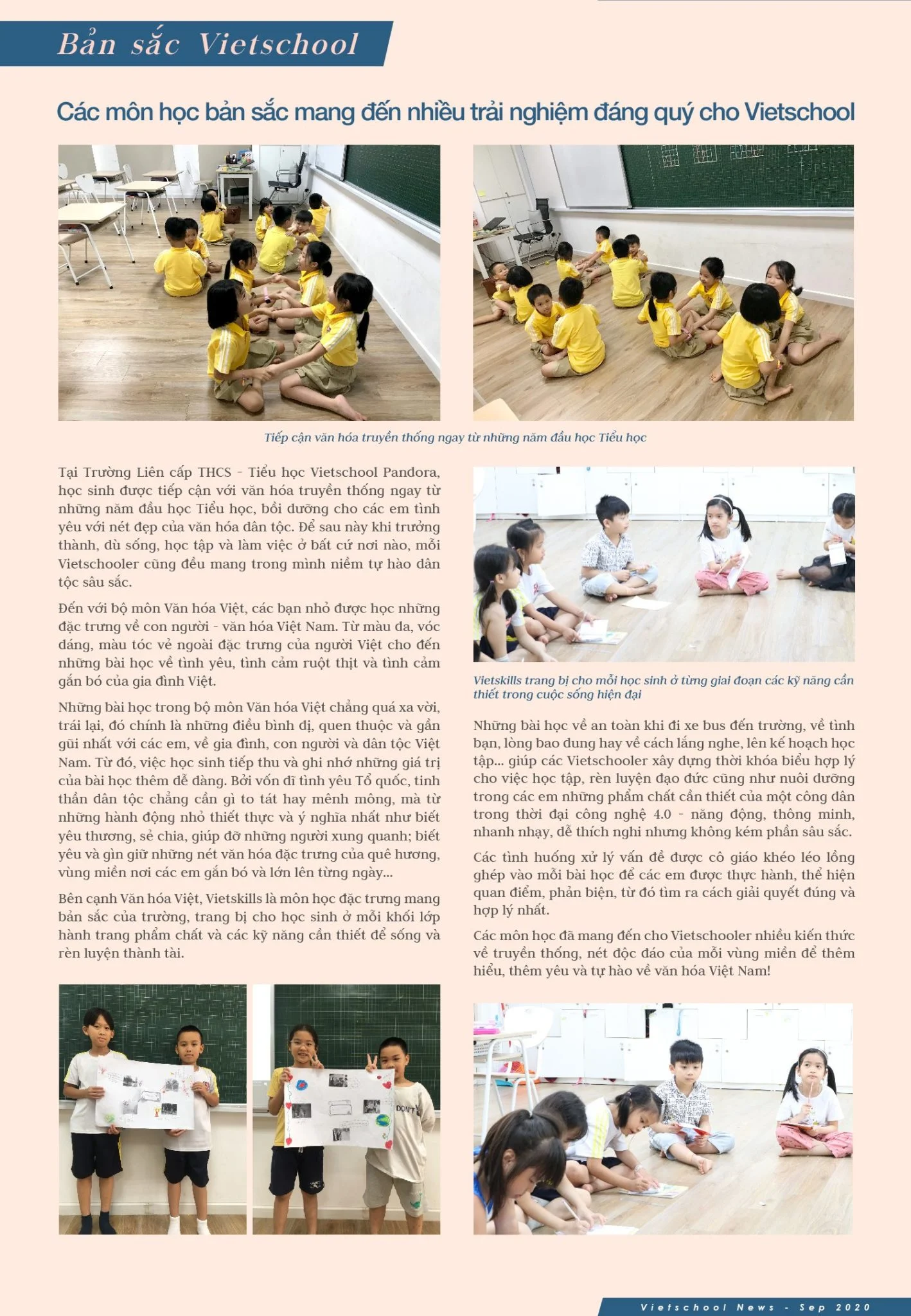 Vietschool News số 01 (năm học 2020-2021): Khúc ca mùa tựu trường hân hoan, sôi nổi