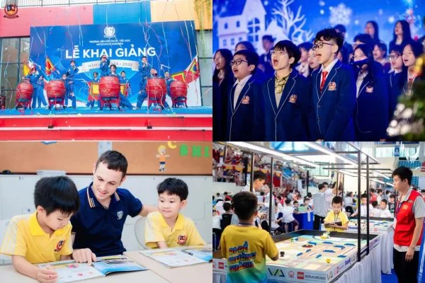 Trường triển khai chương trình Giáo dục toàn diện - Tiếng Anh vượt trội - Phát triển năng lực cá nhân (Ảnh: Vietschool).