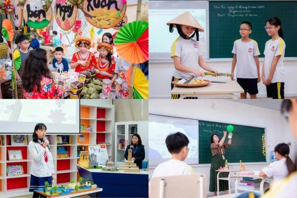 Học sinh hình thành kiến thức qua các dự án học tập, hoạt động trải nghiệm và giải quyết vấn đề thực tế (Ảnh: Vietschool).