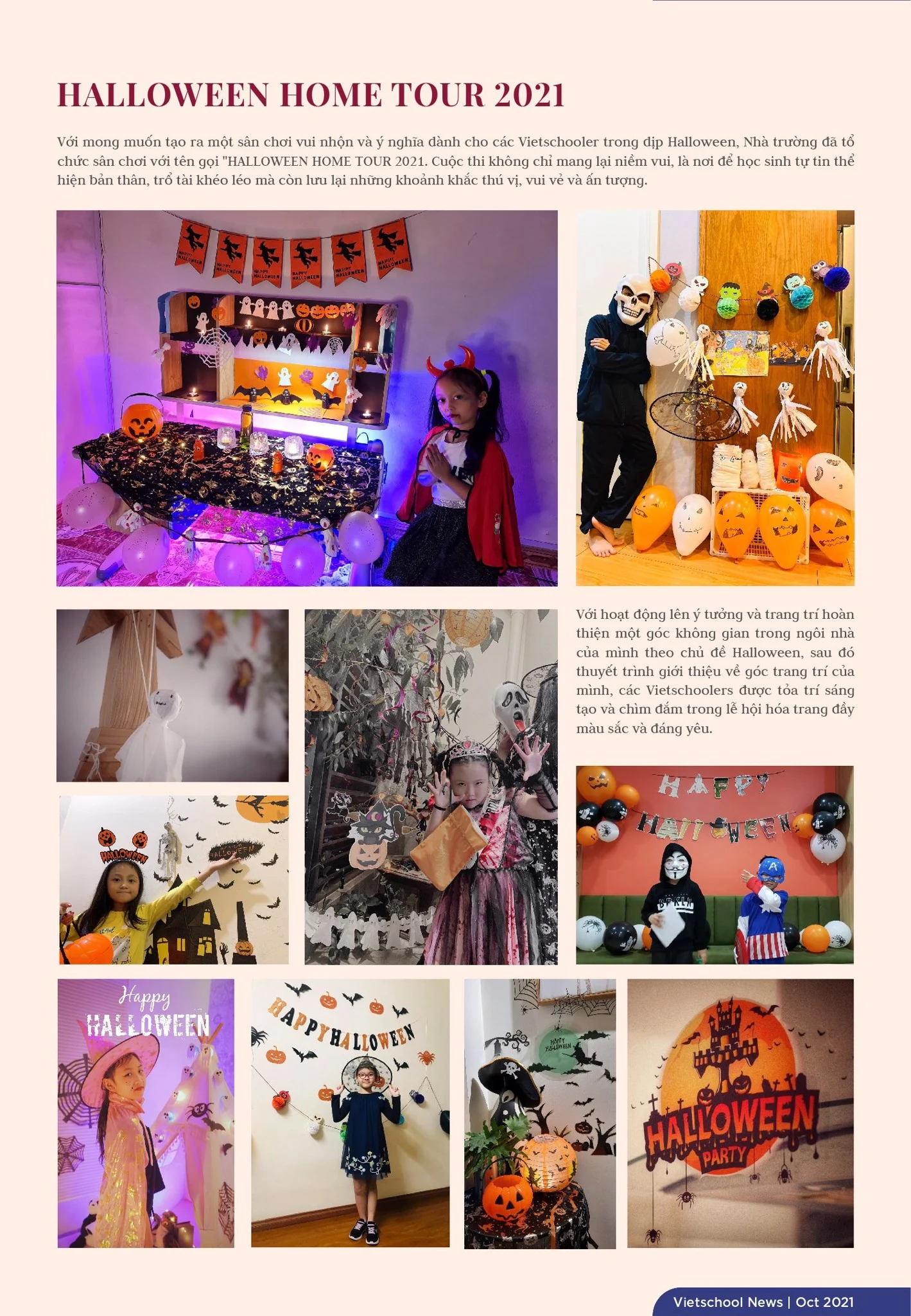 BẢN TIN VIETSCHOOL NEWS THÁNG 10.2021