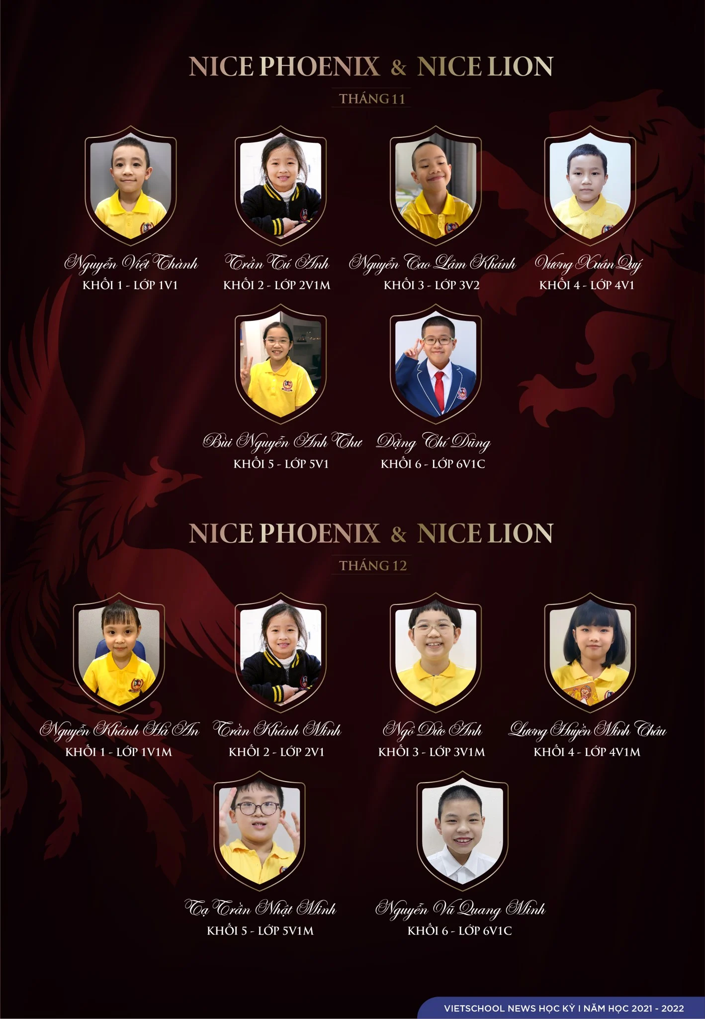 BẢN TIN VIETSCHOOL NEWS THÁNG 12.2021