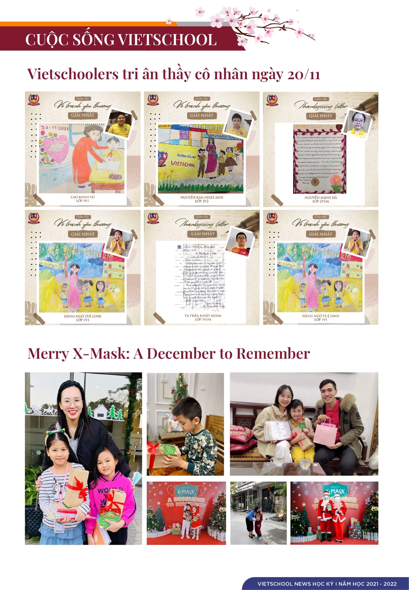 BẢN TIN VIETSCHOOL NEWS THÁNG 12.2021