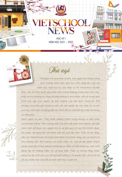 BẢN TIN VIETSCHOOL NEWS THÁNG 12.2021