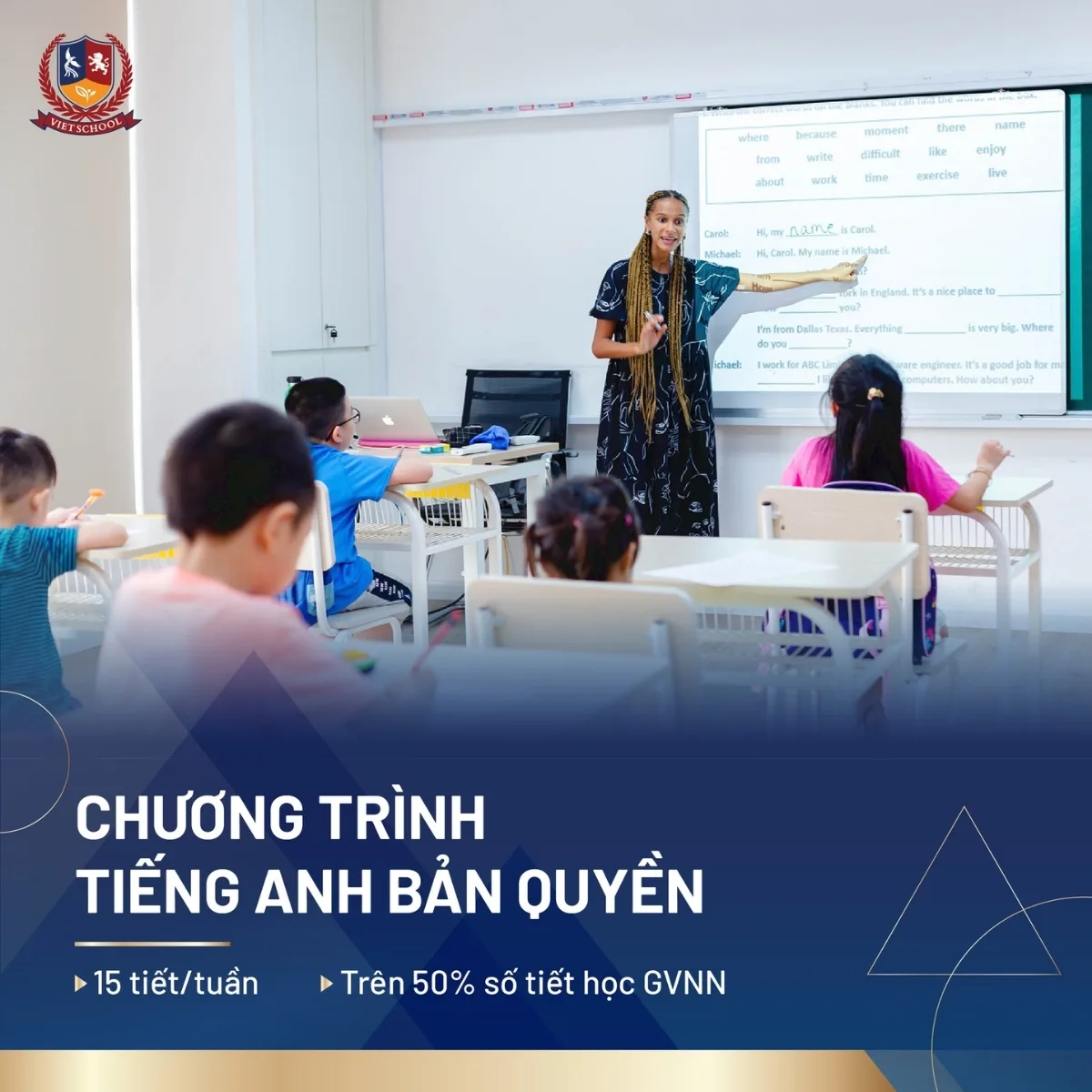 Chương trình tiếng Anh bản quyền từ các nhà xuất bản uy tín trên thế giới