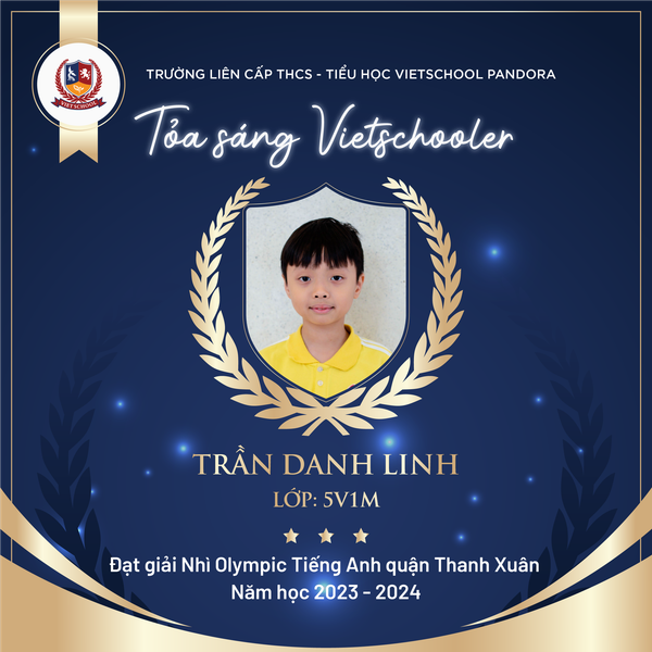 VIETSCHOOLERS CHINH PHỤC CUỘC THI OLYMPIC TIẾNG ANH QUẬN THANH XUÂN VỚI NHỮNG KẾT QUẢ RỰC RỠ