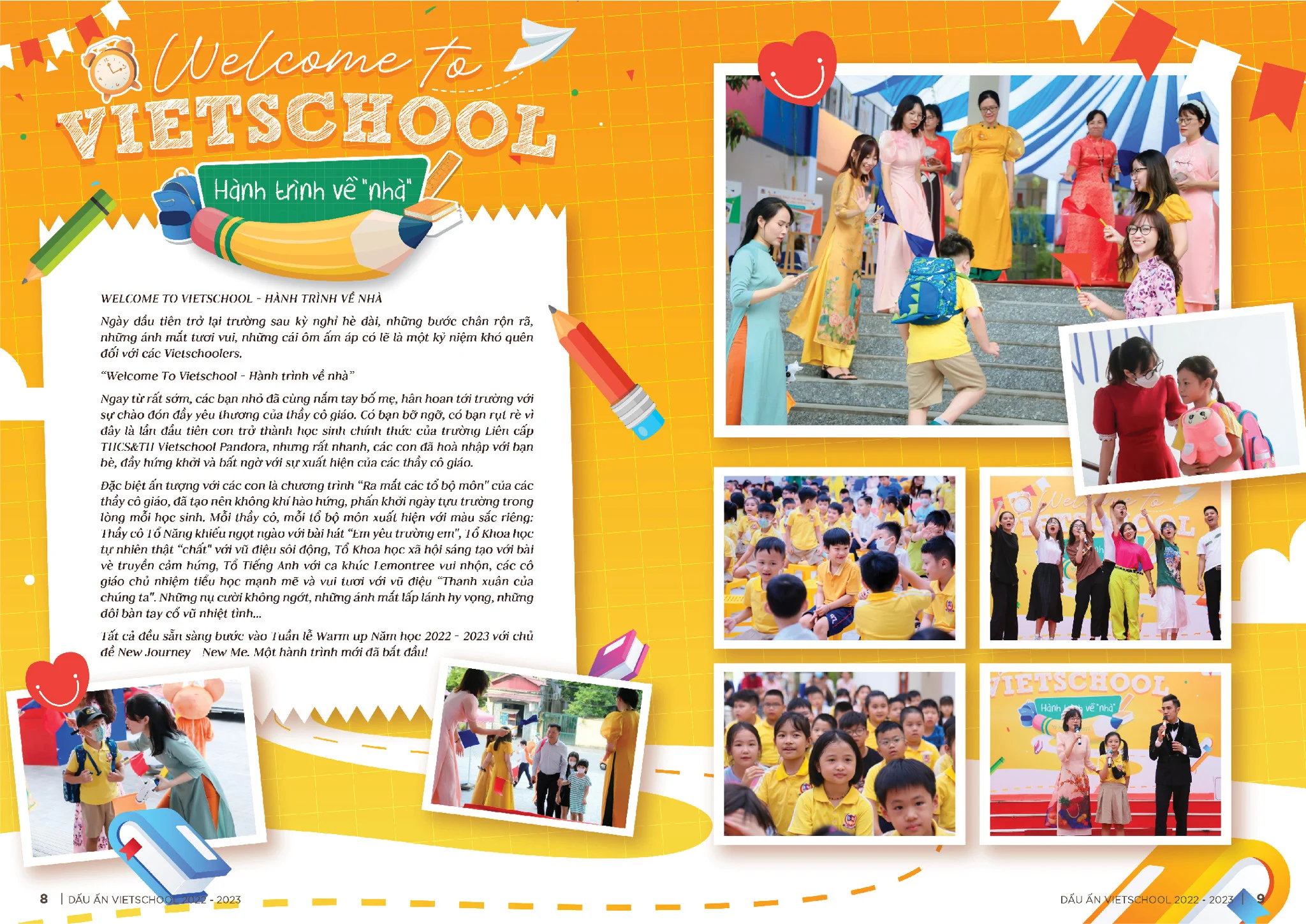 DẤU ẤN VIETSCHOOL NĂM HỌC 2022-2023