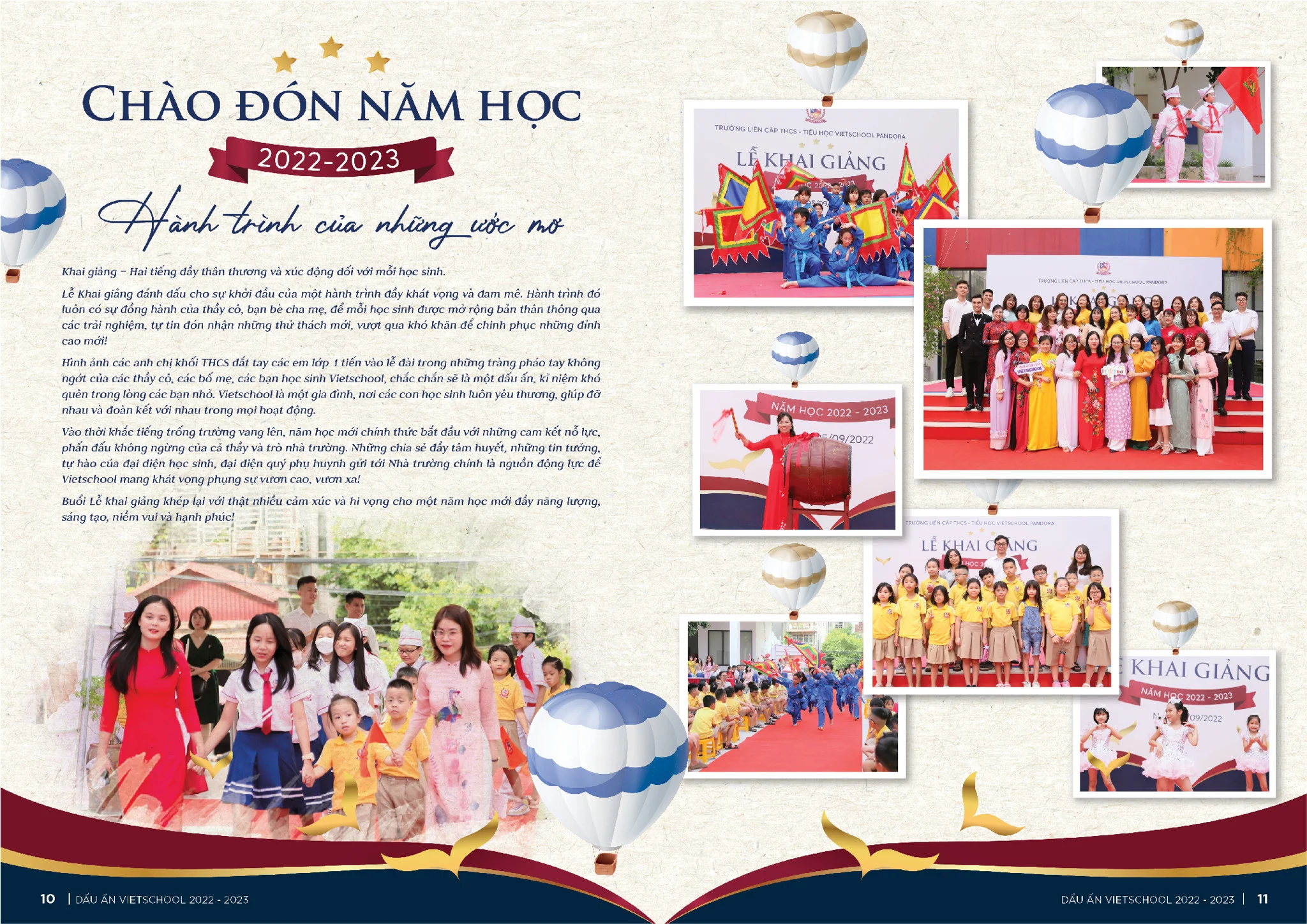 DẤU ẤN VIETSCHOOL NĂM HỌC 2022-2023