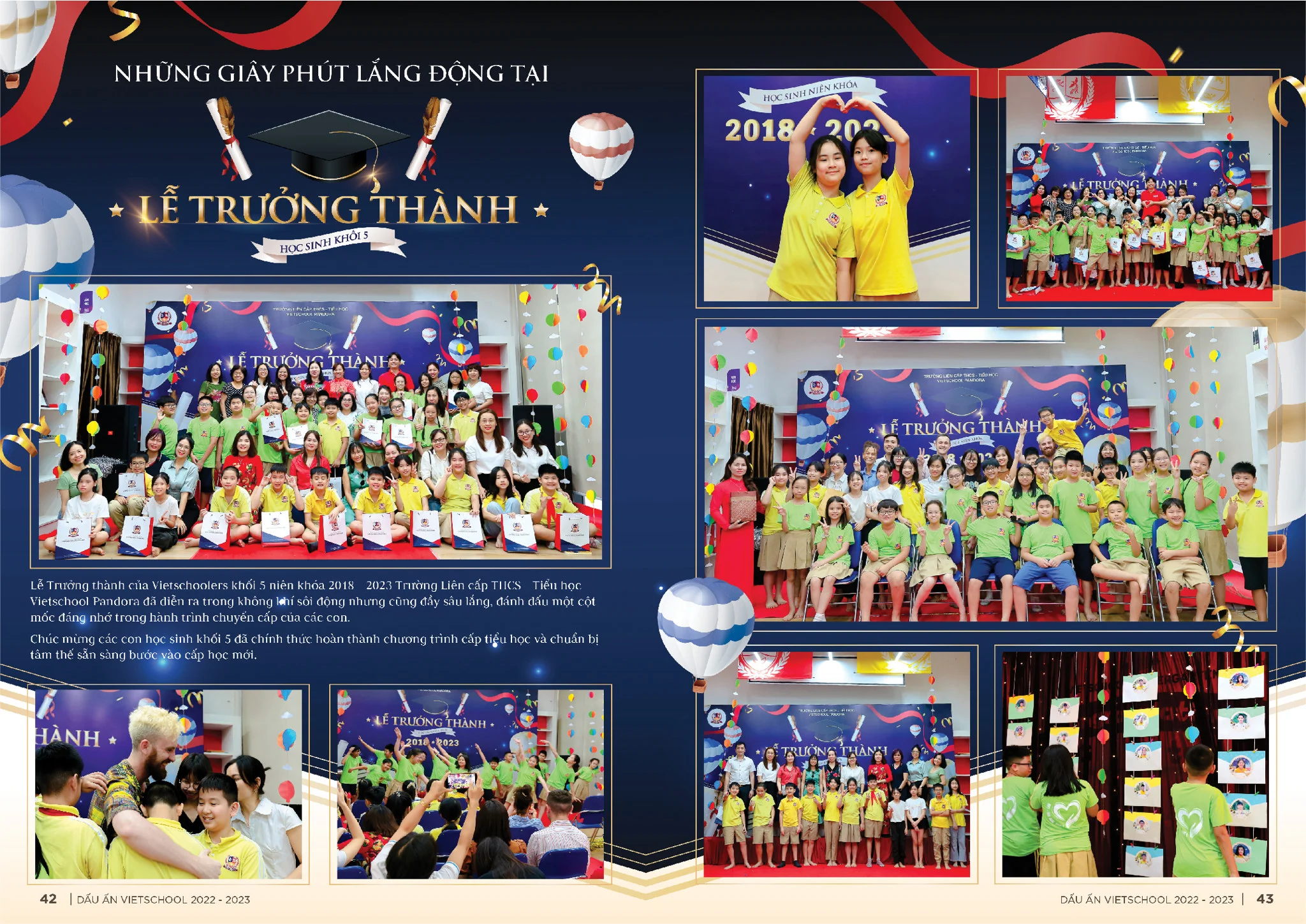 DẤU ẤN VIETSCHOOL NĂM HỌC 2022-2023