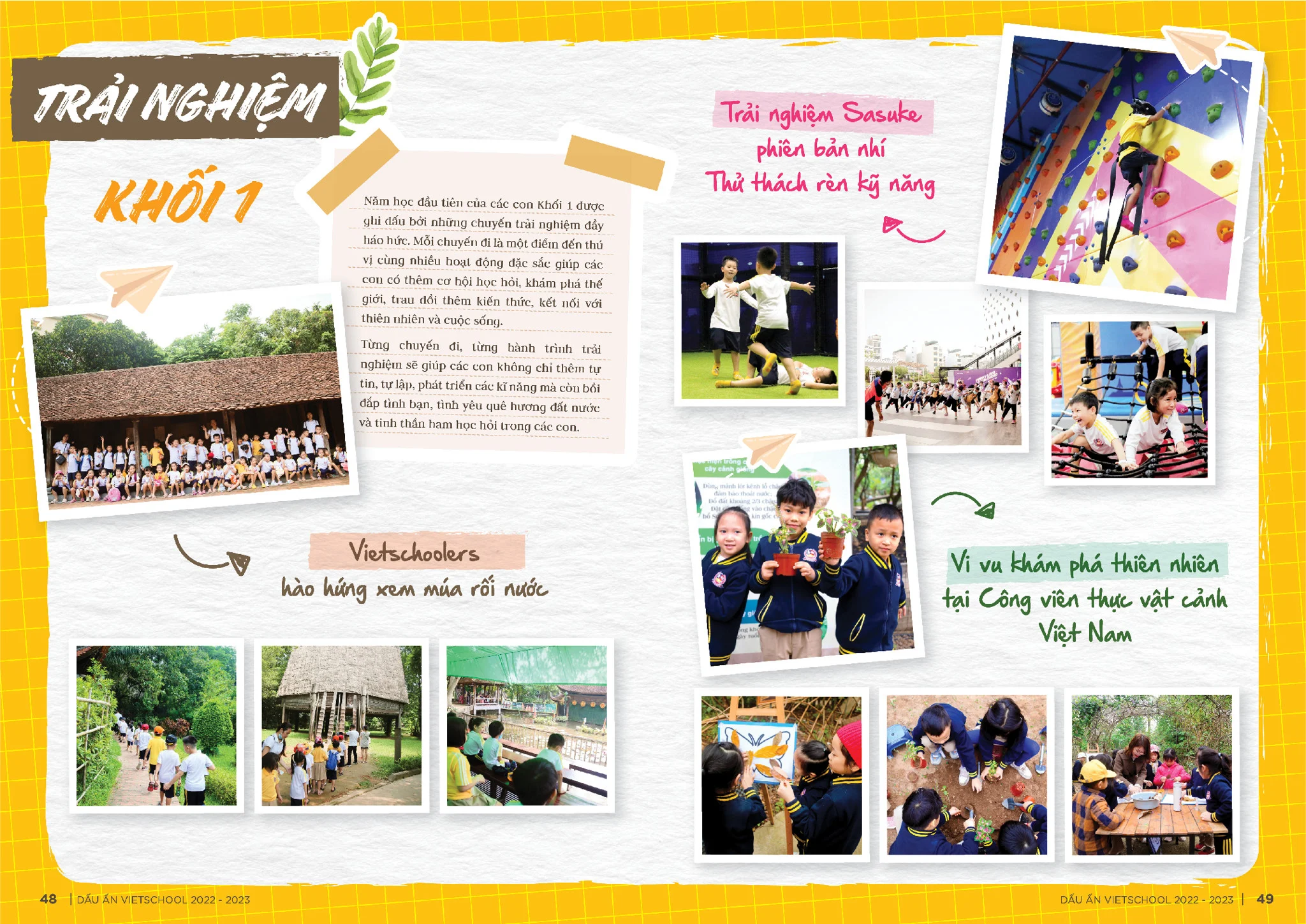 DẤU ẤN VIETSCHOOL NĂM HỌC 2022-2023
