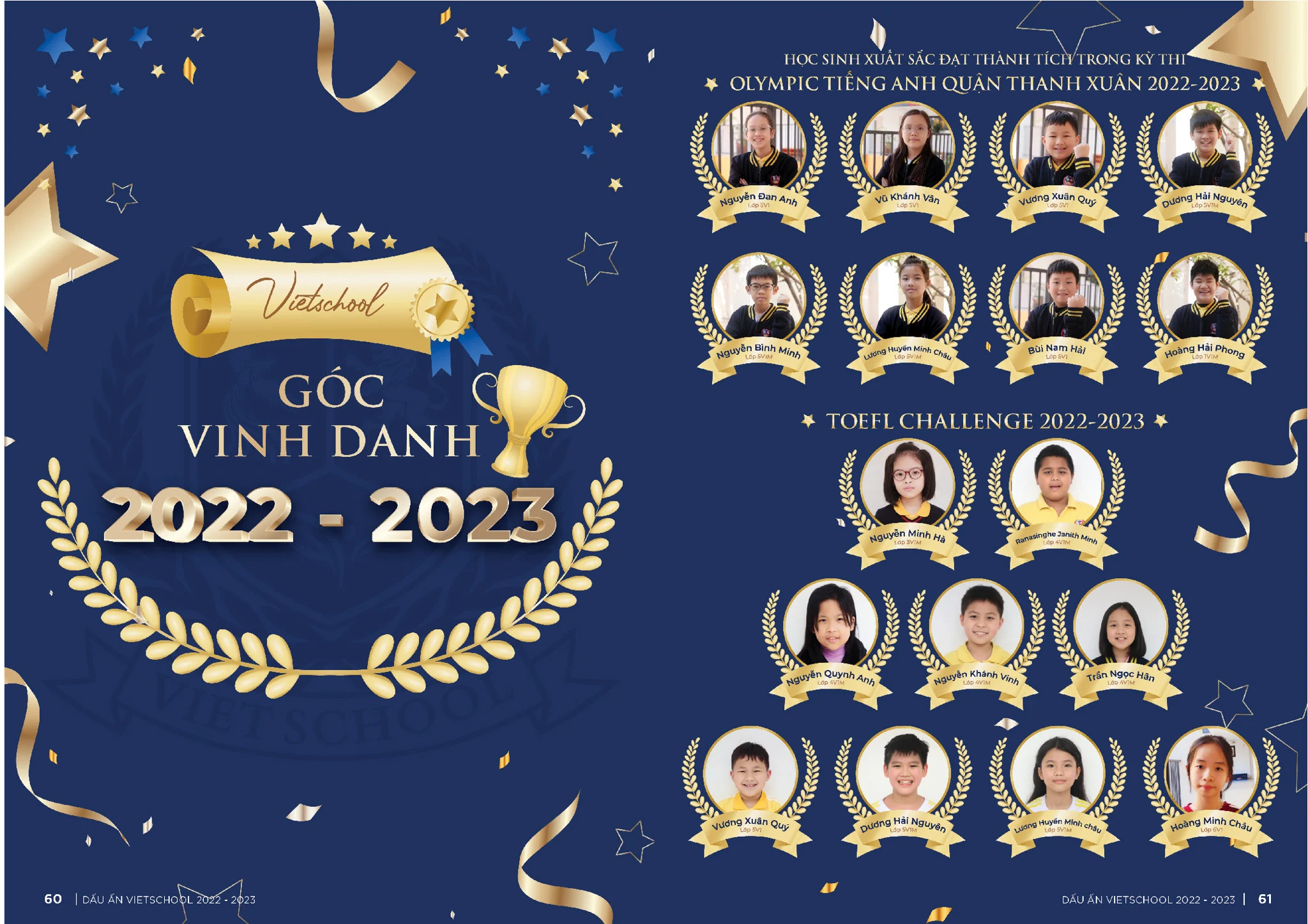 DẤU ẤN VIETSCHOOL NĂM HỌC 2022-2023