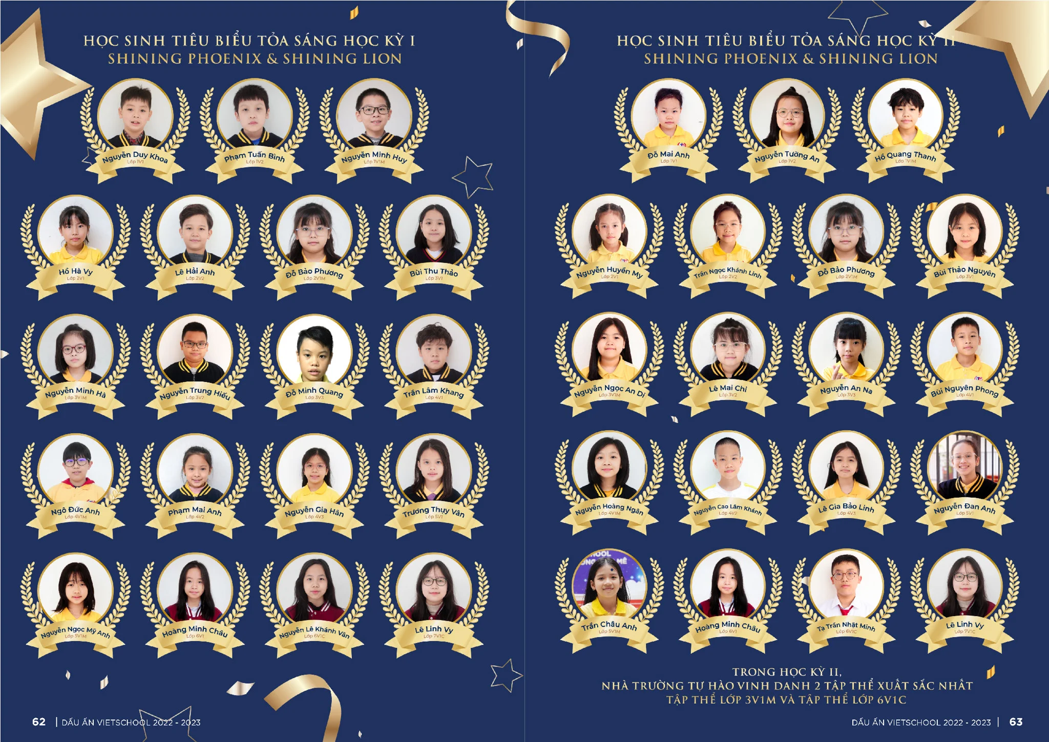 DẤU ẤN VIETSCHOOL NĂM HỌC 2022-2023