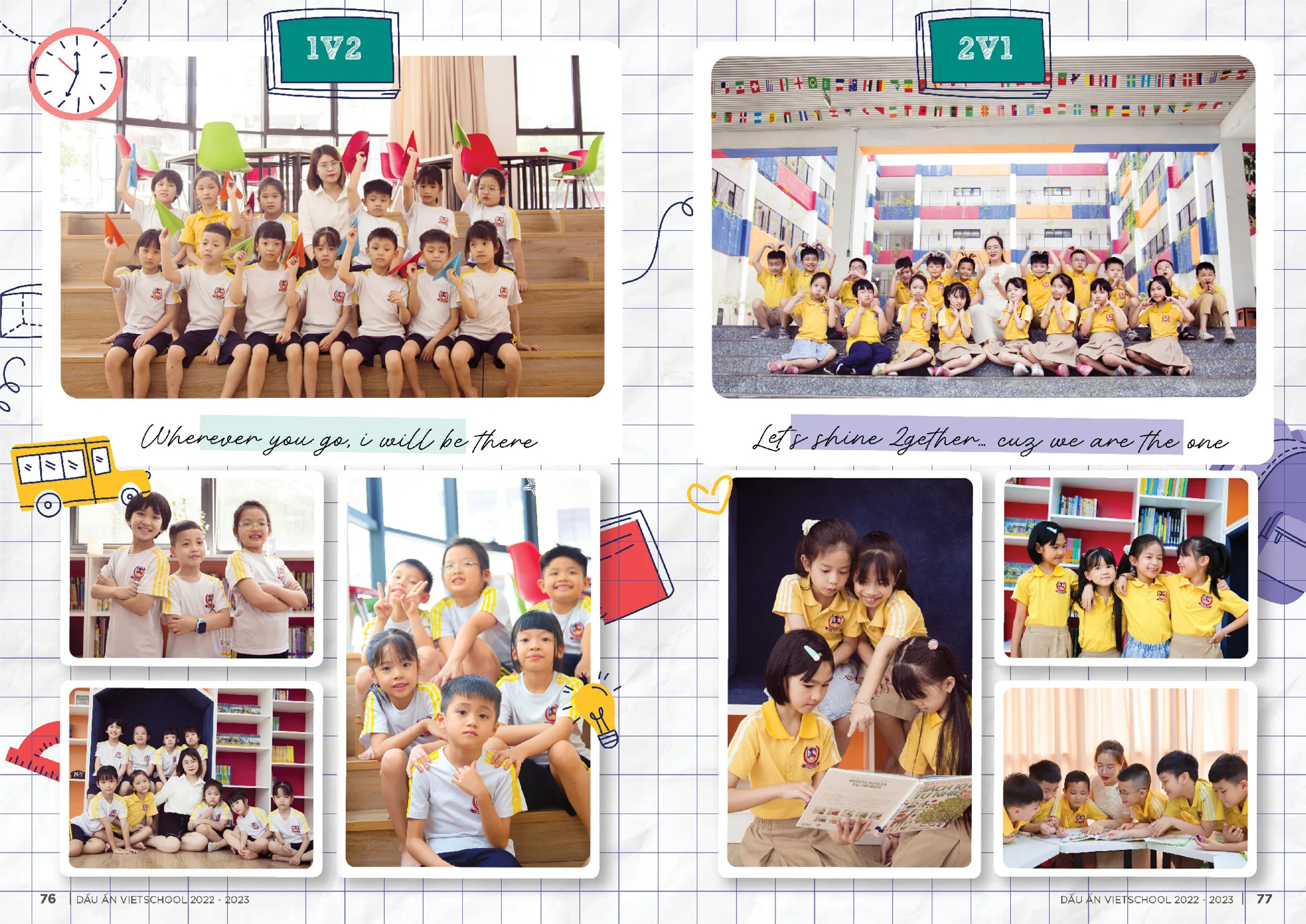 DẤU ẤN VIETSCHOOL NĂM HỌC 2022-2023