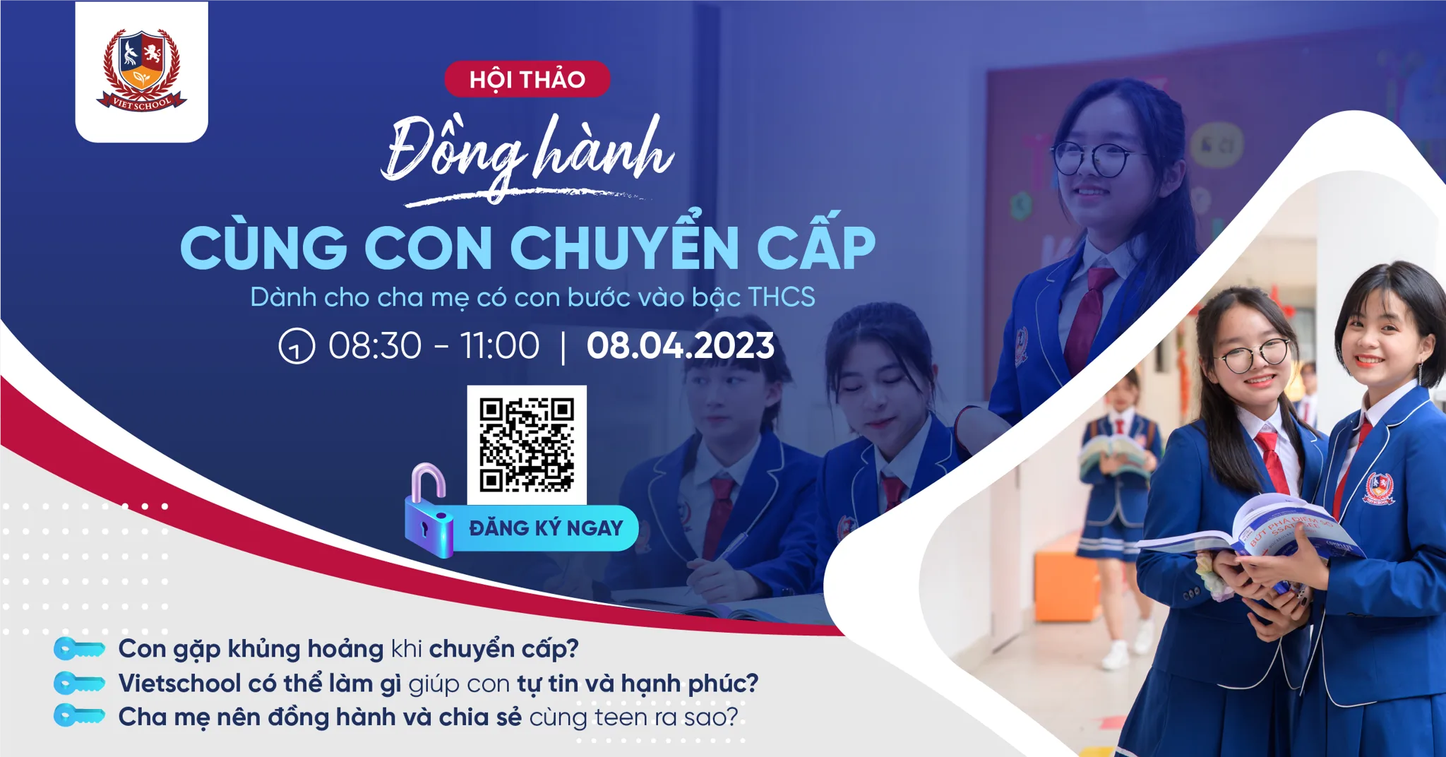 HỘI THẢO THCS: "ĐỒNG HÀNH CÙNG CON CHUYỂN CẤP"