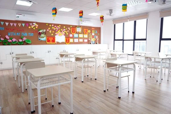 Vietschool Pandora sẵn sàng cho năm học mới Lớp học sạch sẽ, tiện nghi, kích thích sự sáng tạo là những tiêu chí cơ bản tại Vietschool