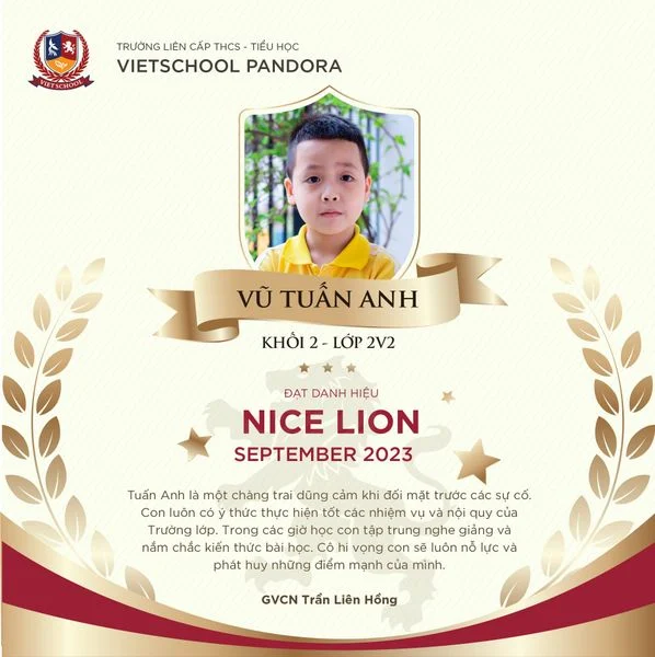 VINH DANH NGÔI SAO THÁNG 9/2023