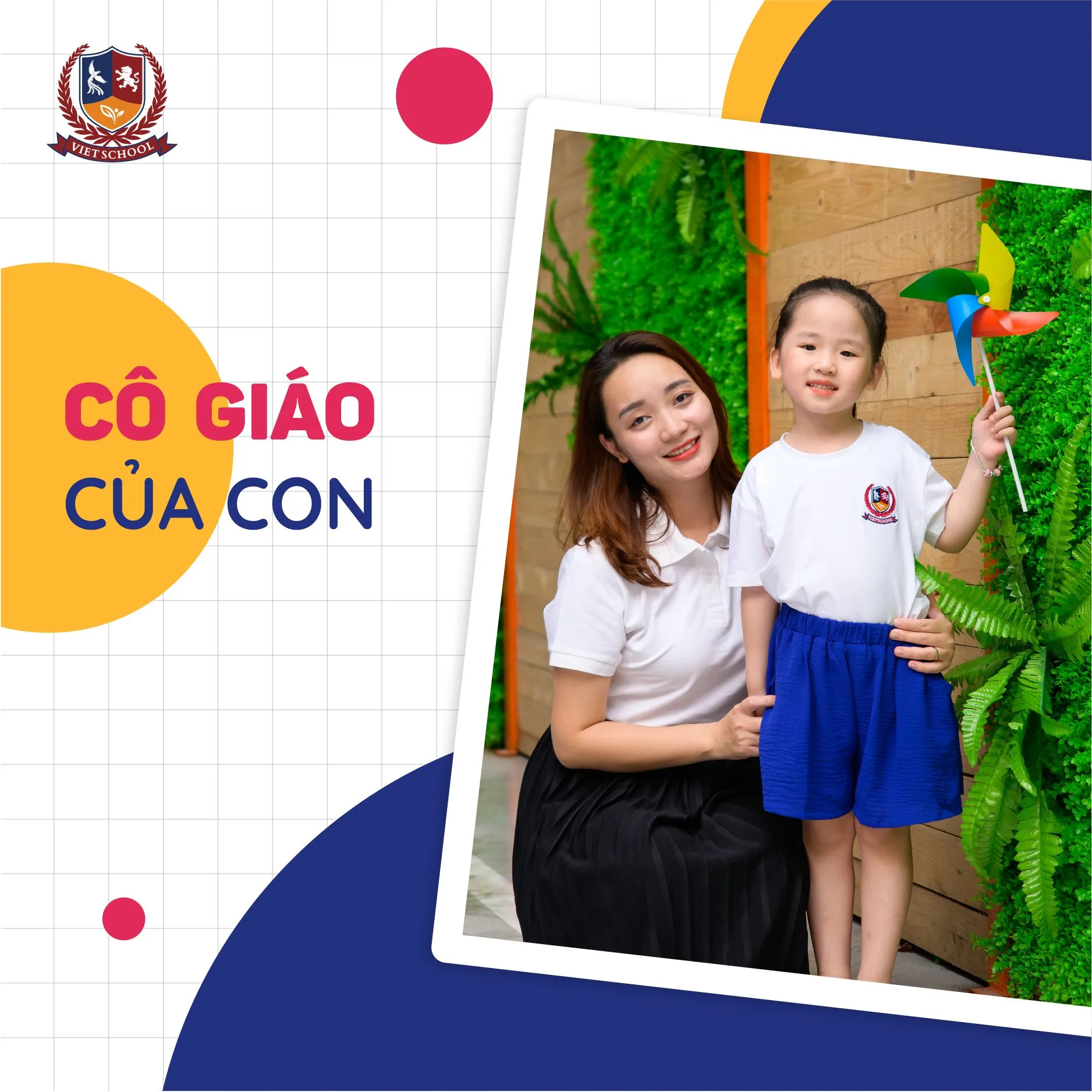 thấy cô giáo của trẻ