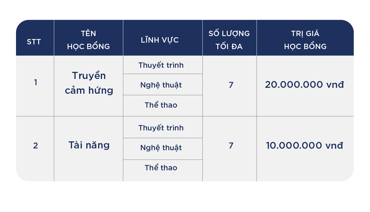 CHƯƠNG TRÌNH HỌC BỔNG: VIETSCHOOL NUÔI DƯỠNG ĐAM MÊ