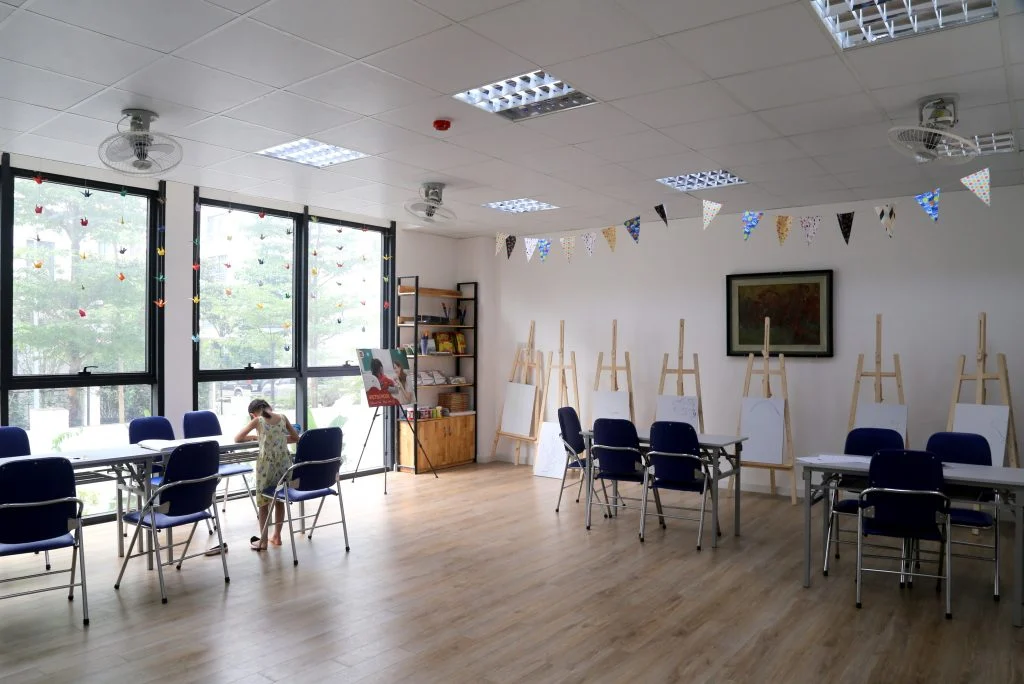 Phòng Mỹ Thuật – Nơi chứng kiến các tài năng hội họa Vietschool phát triển