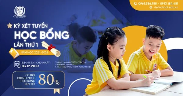 THÔNG BÁO KỲ XÉT TUYỂN HỌC BỔNG ĐẦU TIÊN CHO NĂM HỌC 2024-2025