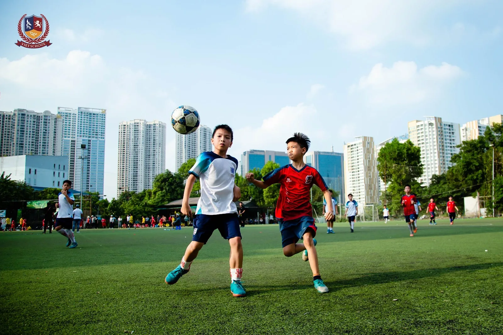 CHUYẾN TÀU THANH XUÂN VIETSCHOOL: HÀNH TRÌNH 5 NĂM RỰC RỠ Vietschool đạt giải Ba – Giải Bóng đá Thiếu niên, Nhi đồng quận Thanh Xuân lần thứ IV, năm 2023.