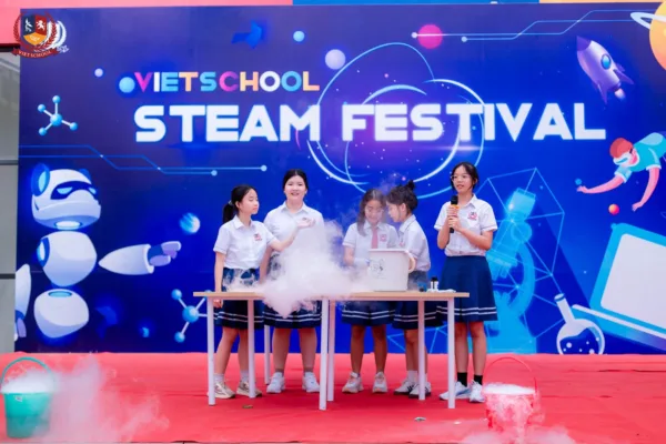 CHUNG KẾT VIETSCHOOL STEAM FESTIVAL 2024: NHỮNG TÀI NĂNG KHOA HỌC - CÔNG NGHỆ TỎA SÁNG