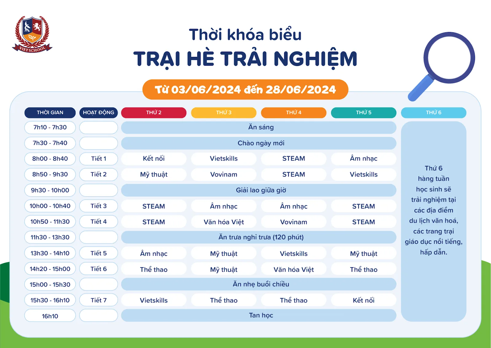 TRẠI HÈ TRẢI NGHIỆM FANTASY SUMMER CAMP 2024