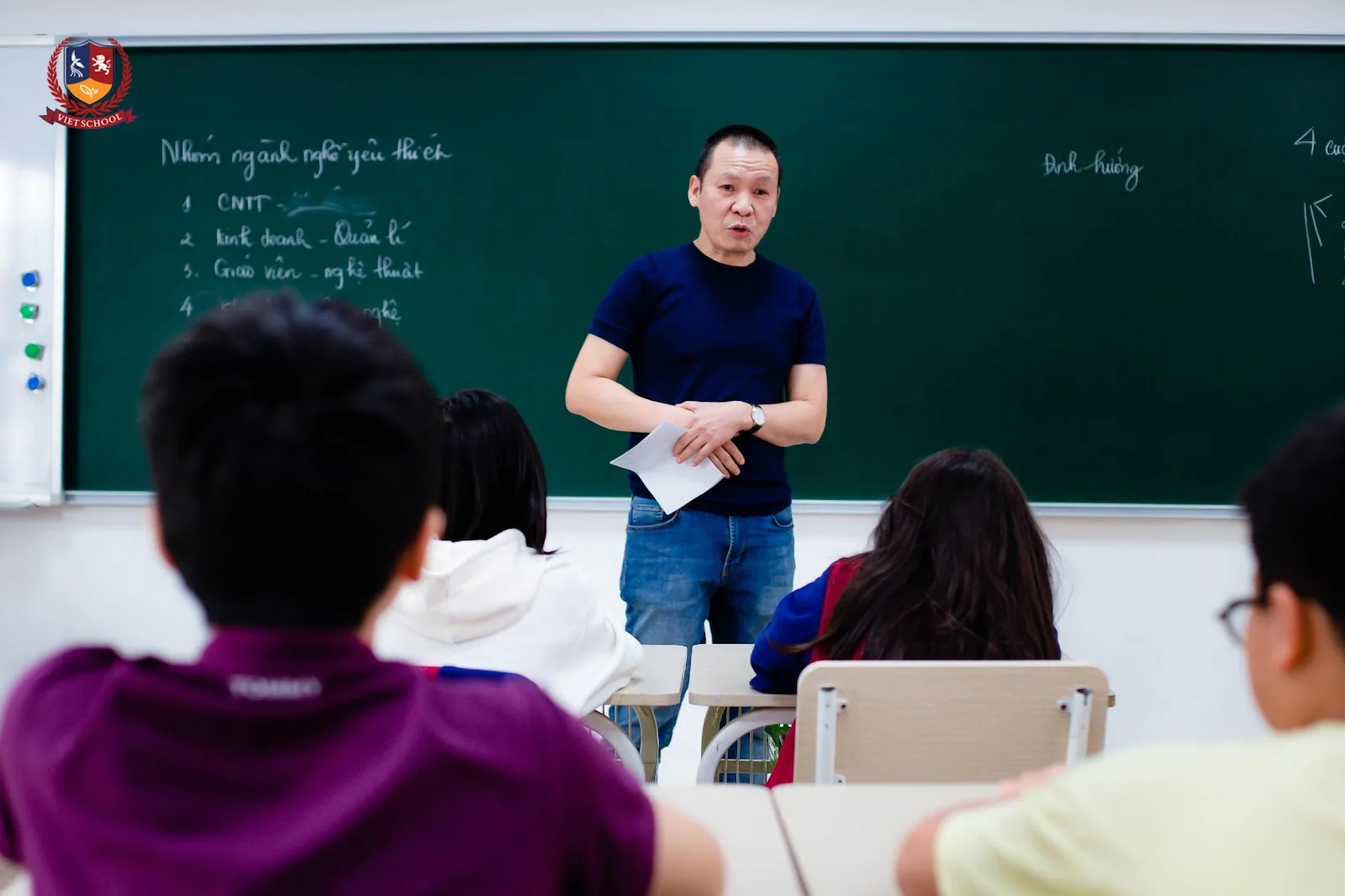CHUYẾN TÀU THANH XUÂN VIETSCHOOL: HÀNH TRÌNH 5 NĂM RỰC RỠ Một giờ làm thầy của phụ huynh Vietschool.