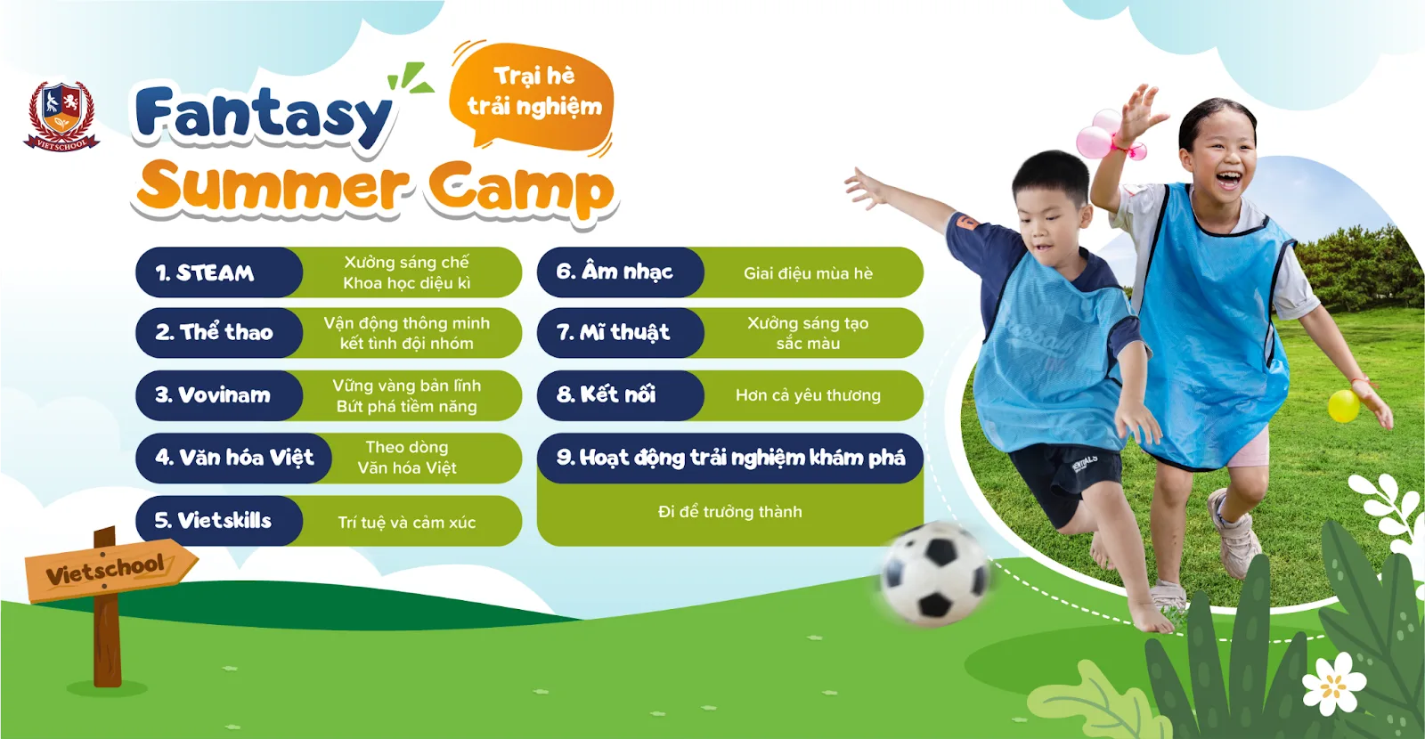 TRẠI HÈ TRẢI NGHIỆM FANTASY SUMMER CAMP 2024
