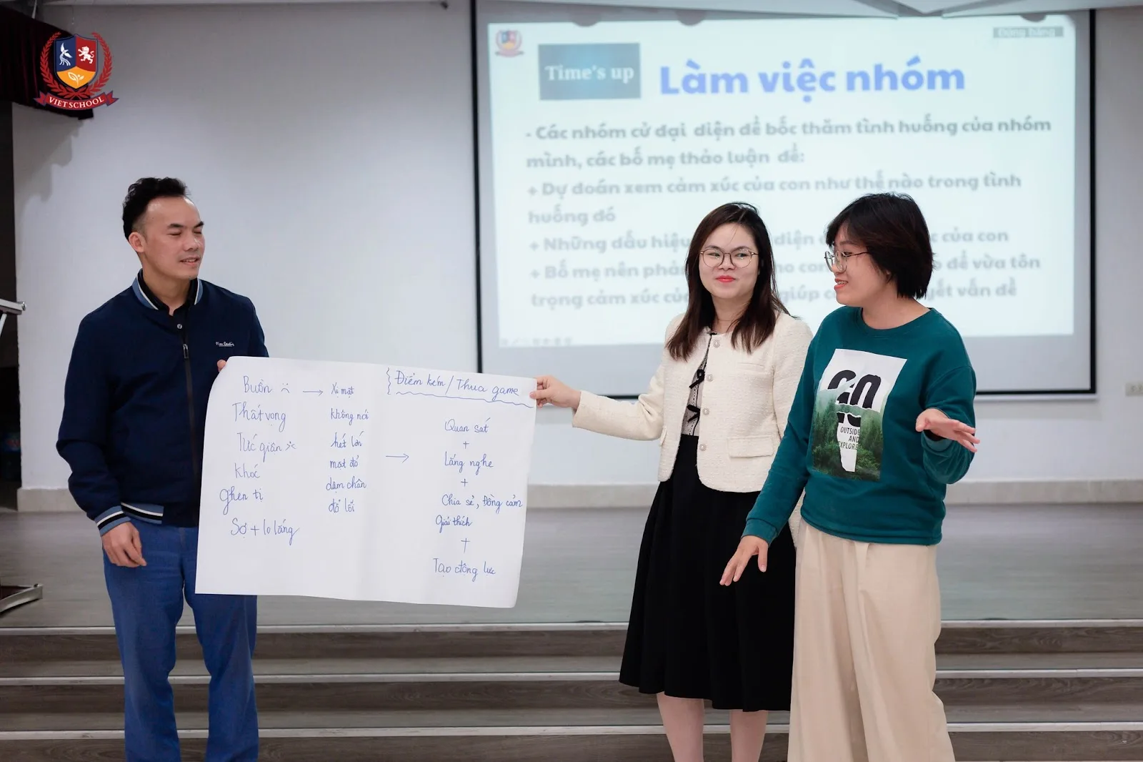 “HỌP PHỤ HUYNH” VUI VÀ CHẤT LƯỢNG NHƯ Ở VIETSCHOOL