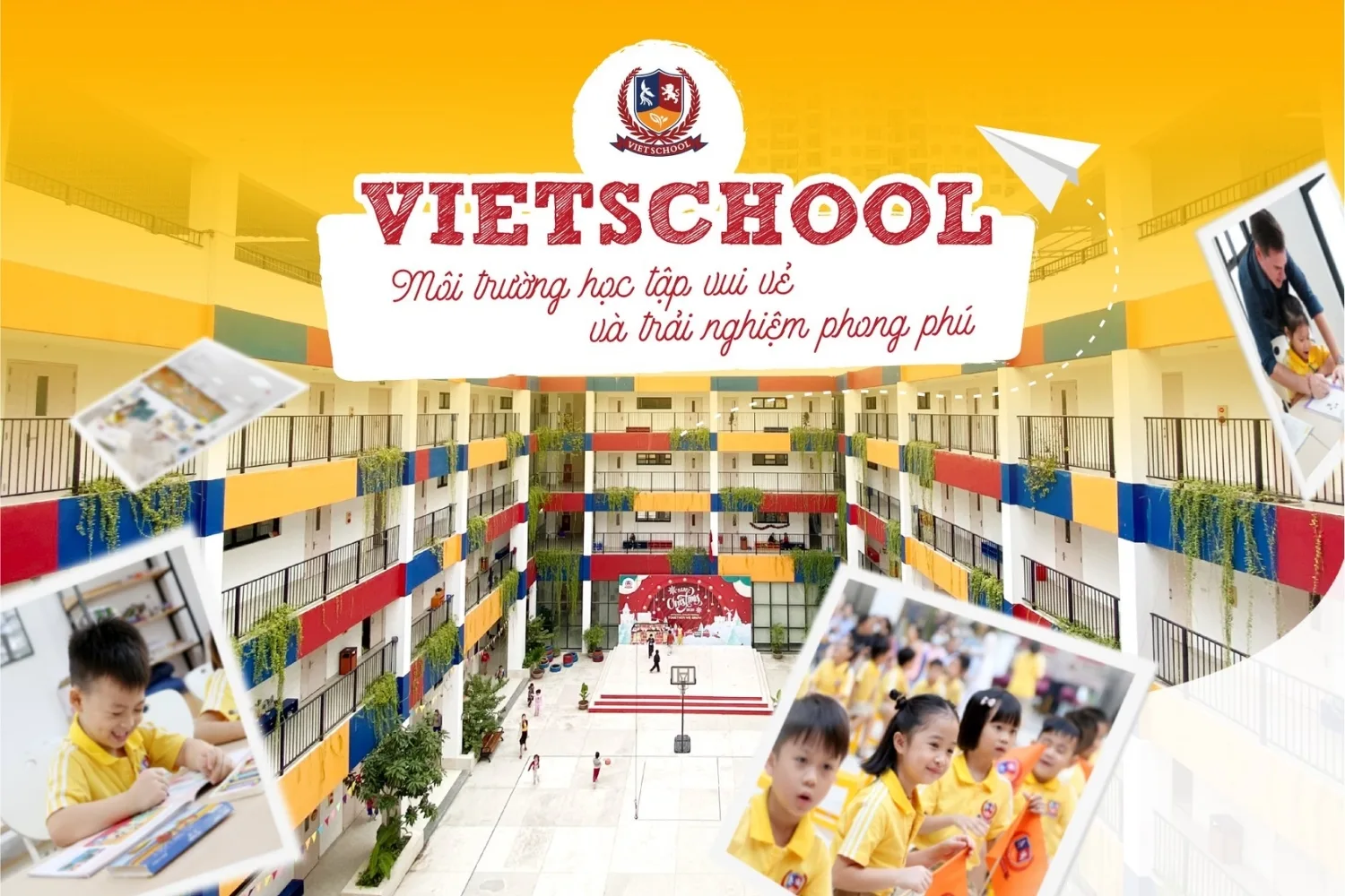 Vietschool Môi trường học tập vui vẻ